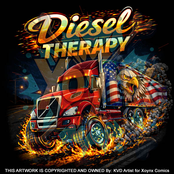 10 Long Haul Trucking Art Bundle Semi Truck Clipart PNG Designs Digital Download - Image 5
