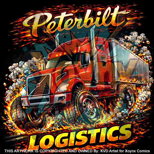 10 Long Haul Trucking Art Bundle Semi Truck Clipart PNG Designs Digital Download - Image 7