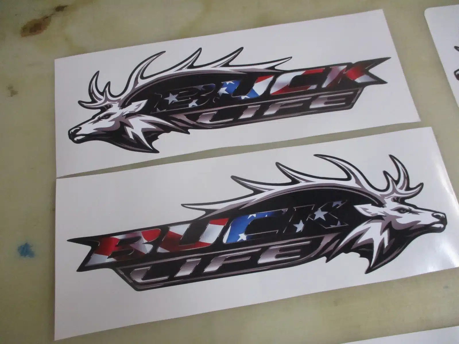 BUCK LIFE Truck Bed Decal Set Pair Deer Hunting Sticker - Image 2