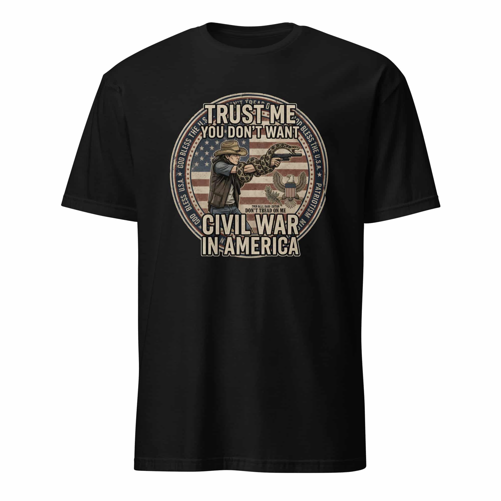 In-N-Out Shooter Shirt Twin Falls Idaho Edition Short-Sleeve T-Shirt - Image 2