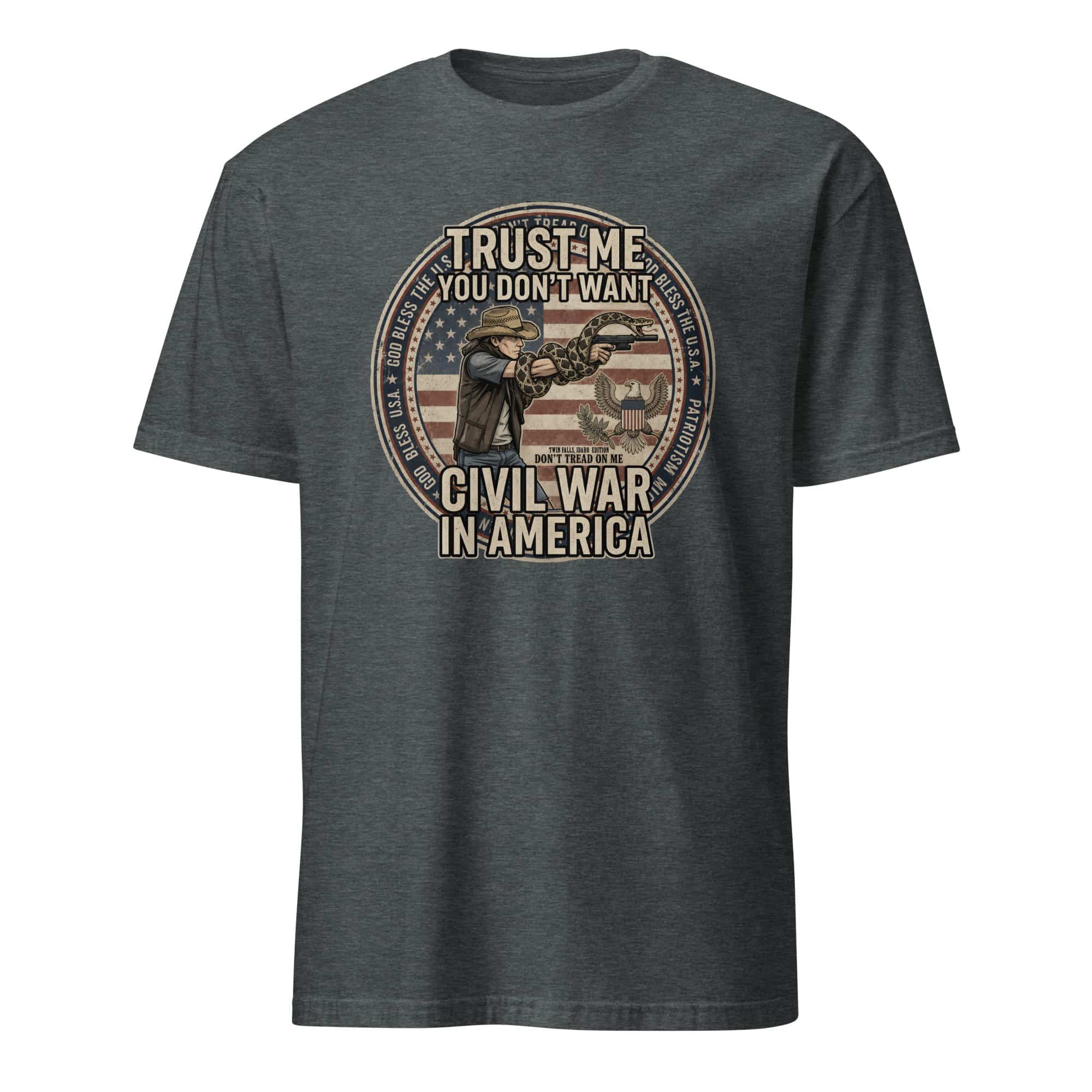 In-N-Out Shooter Shirt Twin Falls Idaho Edition Short-Sleeve T-Shirt - Image 4