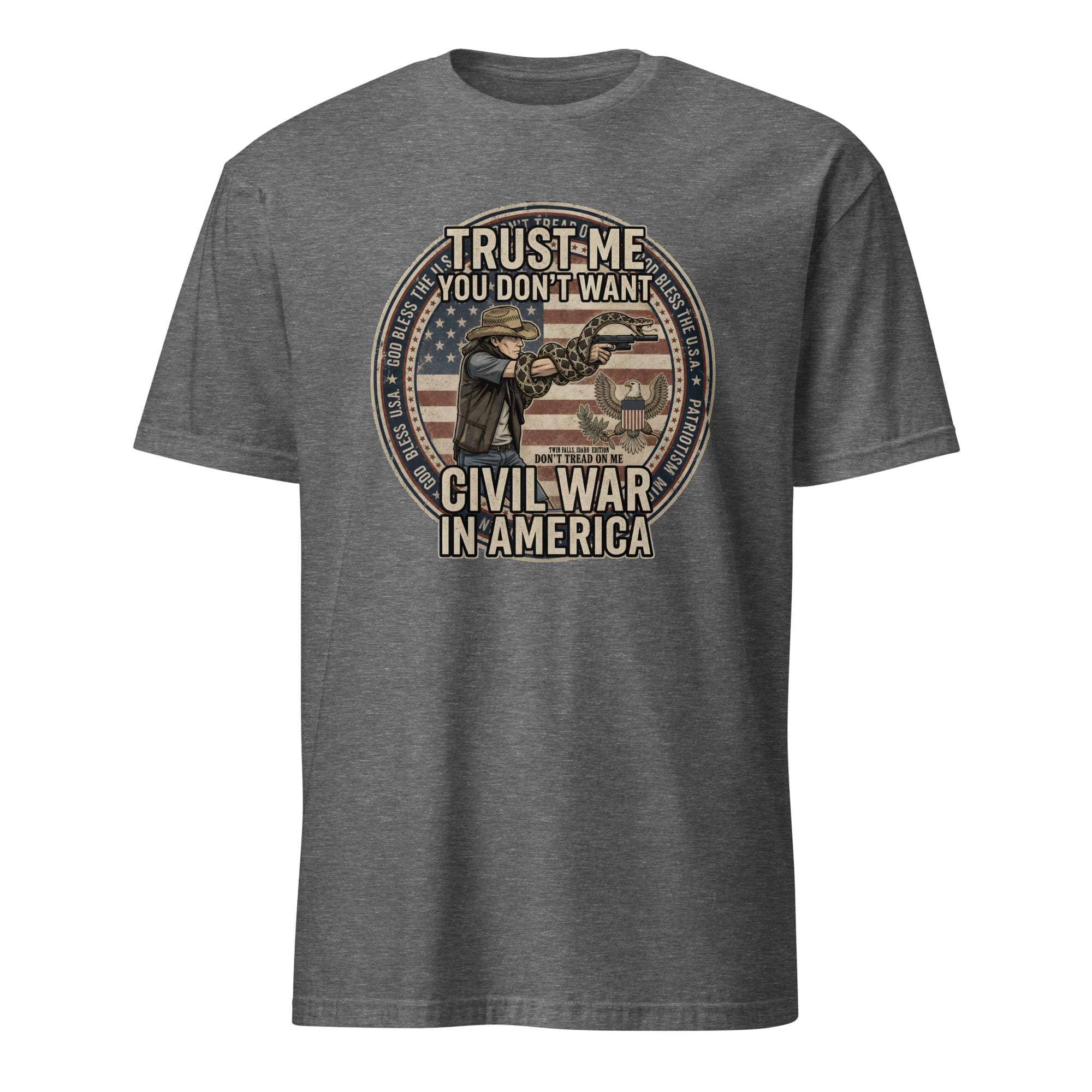 In-N-Out Shooter Shirt Twin Falls Idaho Edition Short-Sleeve T-Shirt - Image 7