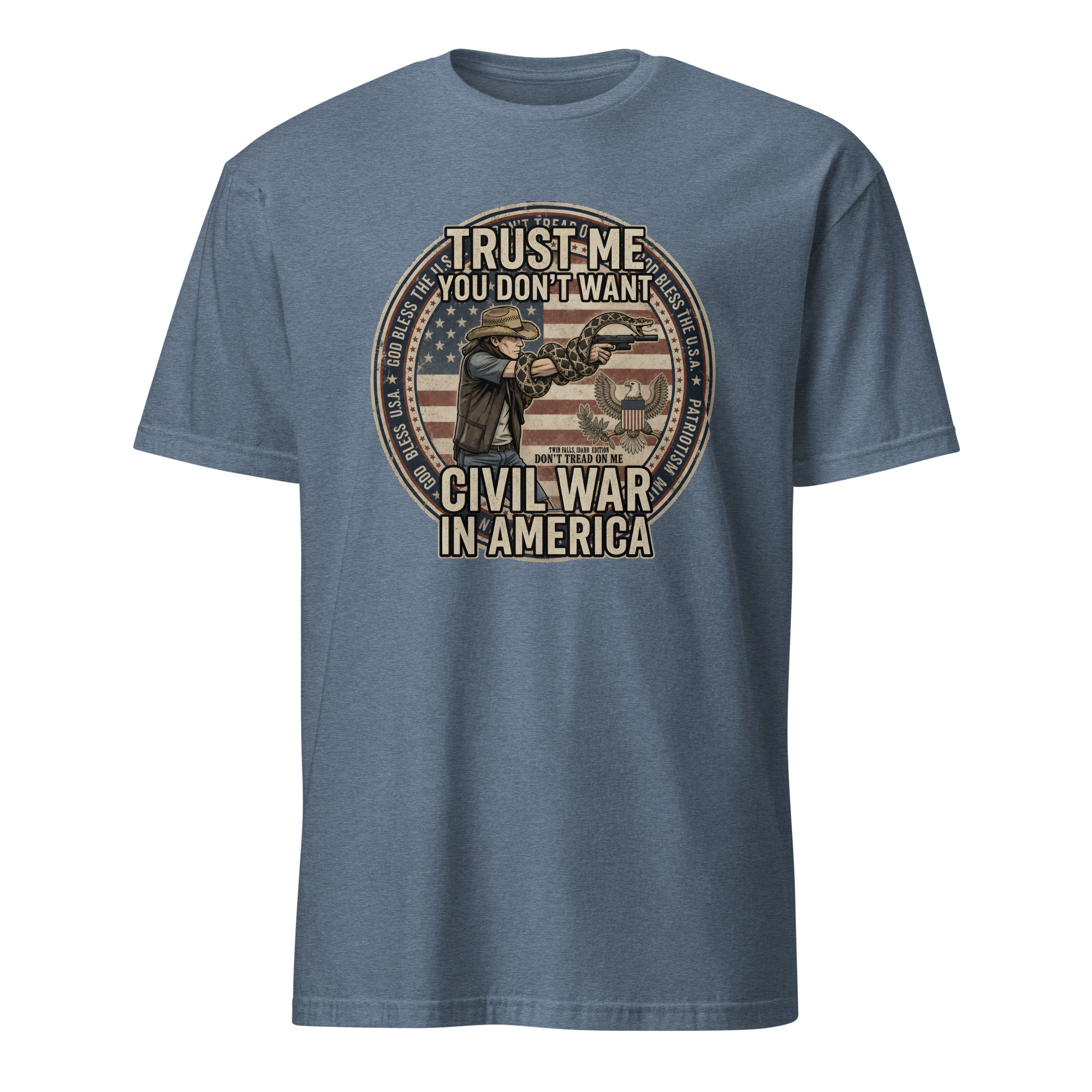 In-N-Out Shooter Shirt Twin Falls Idaho Edition Short-Sleeve T-Shirt - Image 10