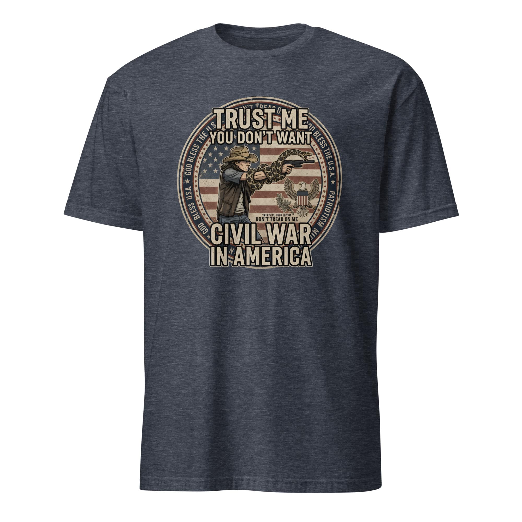 In-N-Out Shooter Shirt Twin Falls Idaho Edition Short-Sleeve T-Shirt - Image 5