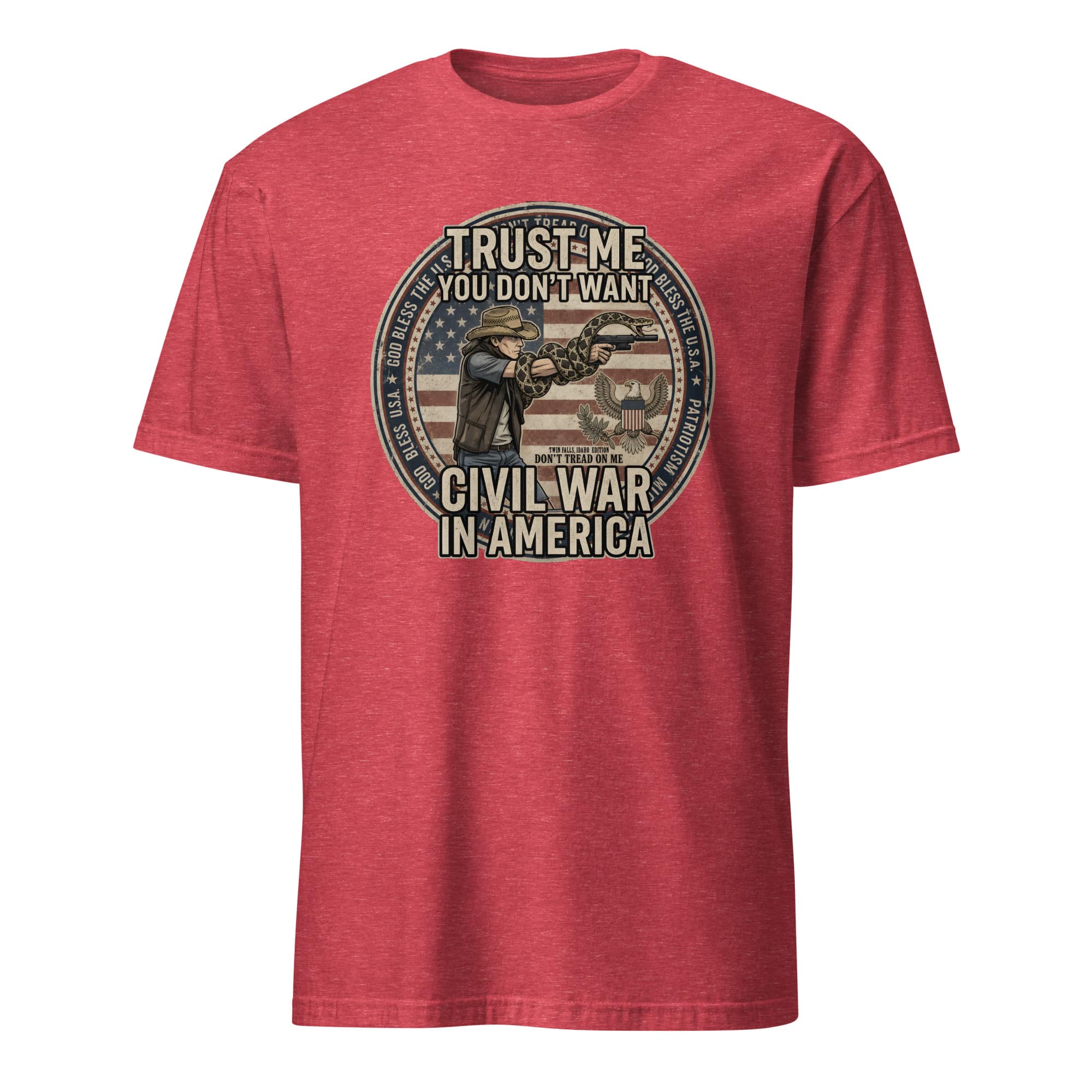 In-N-Out Shooter Shirt Twin Falls Idaho Edition Short-Sleeve T-Shirt - Image 9