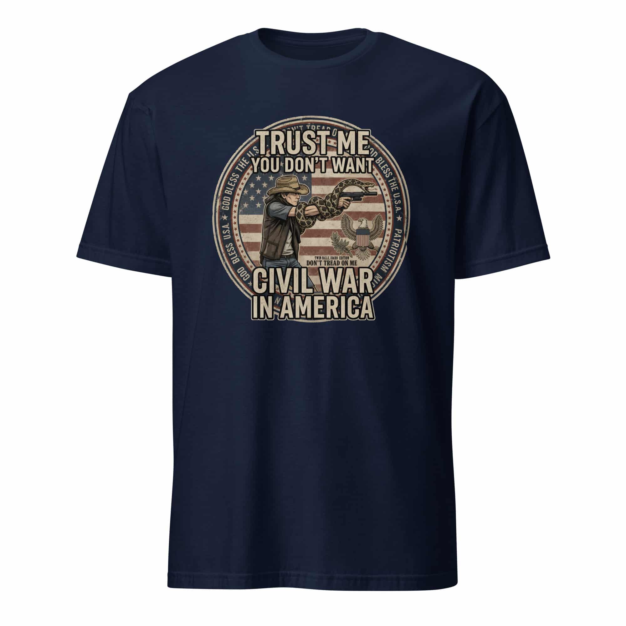 In-N-Out Shooter Shirt Twin Falls Idaho Edition Short-Sleeve T-Shirt - Image 3